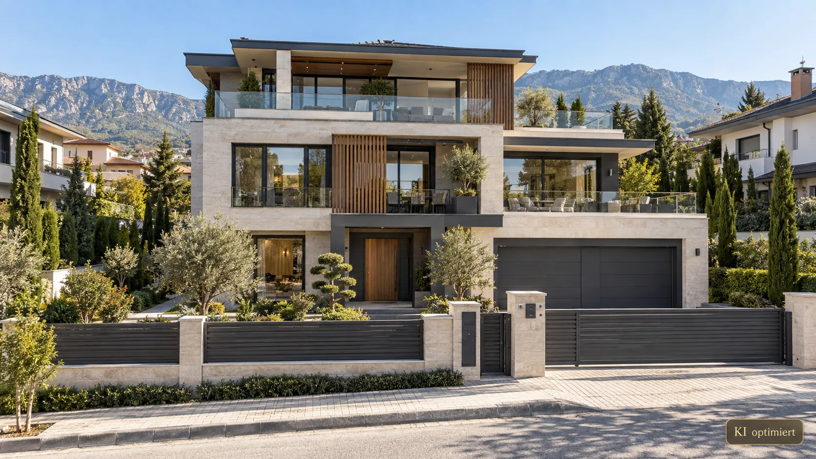 Servergazi’de 950 m² Havuzlu, Akıllı Ev 7+2 Müstakil Lüks Villa